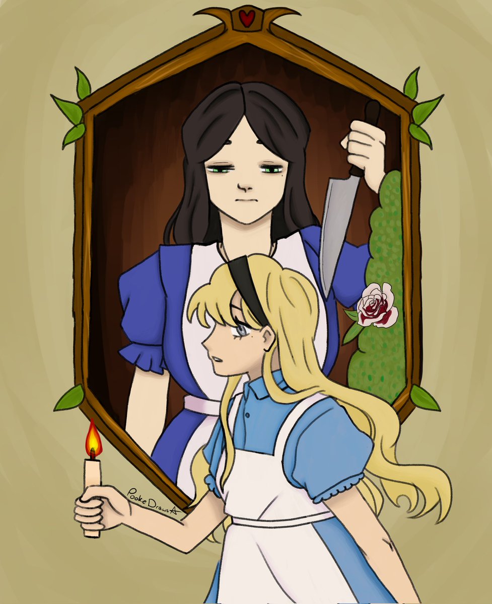 PookieDraws's tweet image. Day 26 - Guilty pleasure media
I have no idea what this prompt is supposed to be but I've been OBESSED with alice in wonderland!! mostly the Habromania demo from Symphony_Sonata !! #Cringetober2025 #fanart #Harbomania #AliceMadnessReturns #AliceInWonderland #myartwork #digitalart