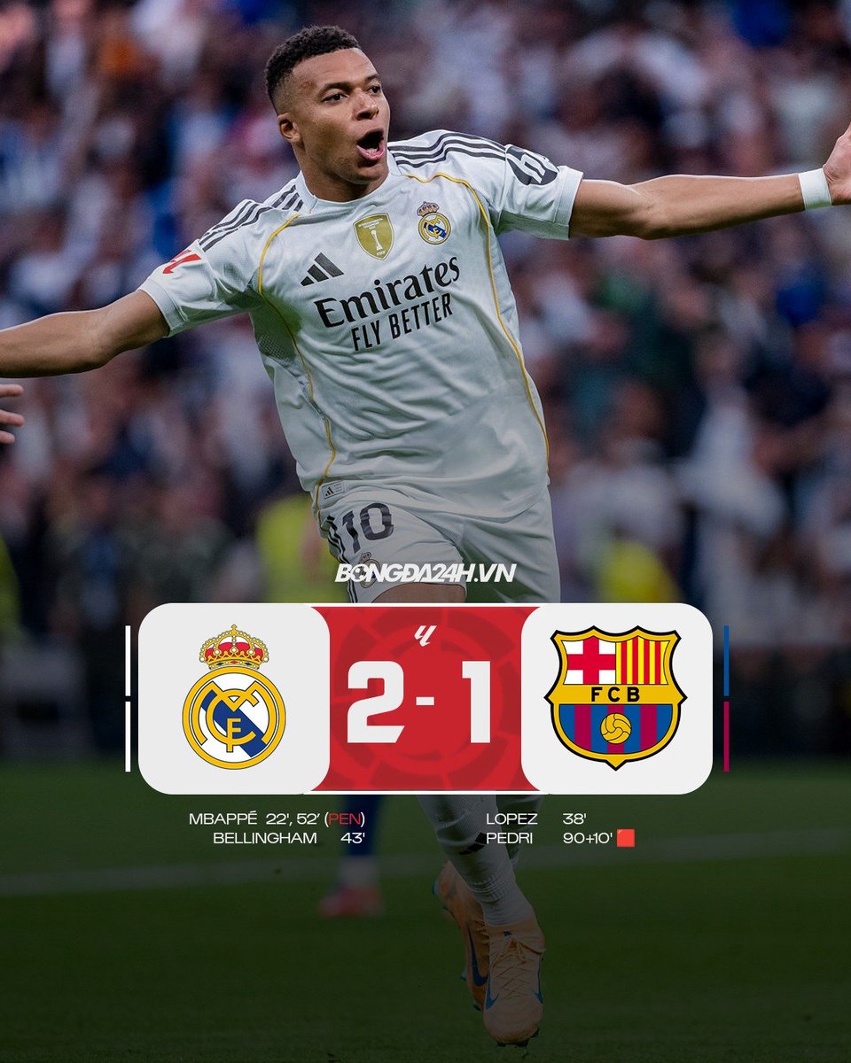 Bt10Vn's tweet photo. Real Madrid ca khúc khải hoàn trên sân Bernabéu, một trận cầu thuyết phục của thầy trò Xabi Alonso.

#bettingtop10vn https://t.co/qwZhgf07BM