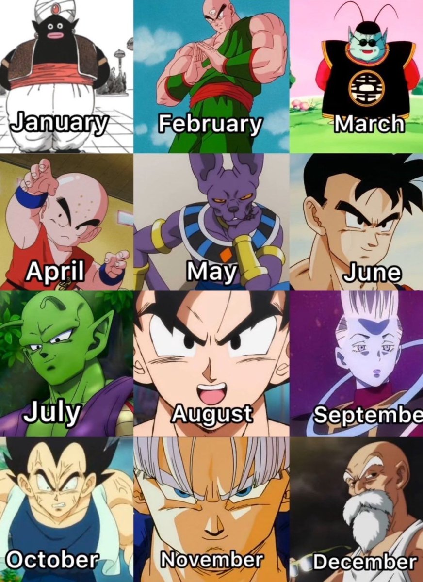 DBZdaily_'s tweet image. Your birth month is your new master, who did you get ?