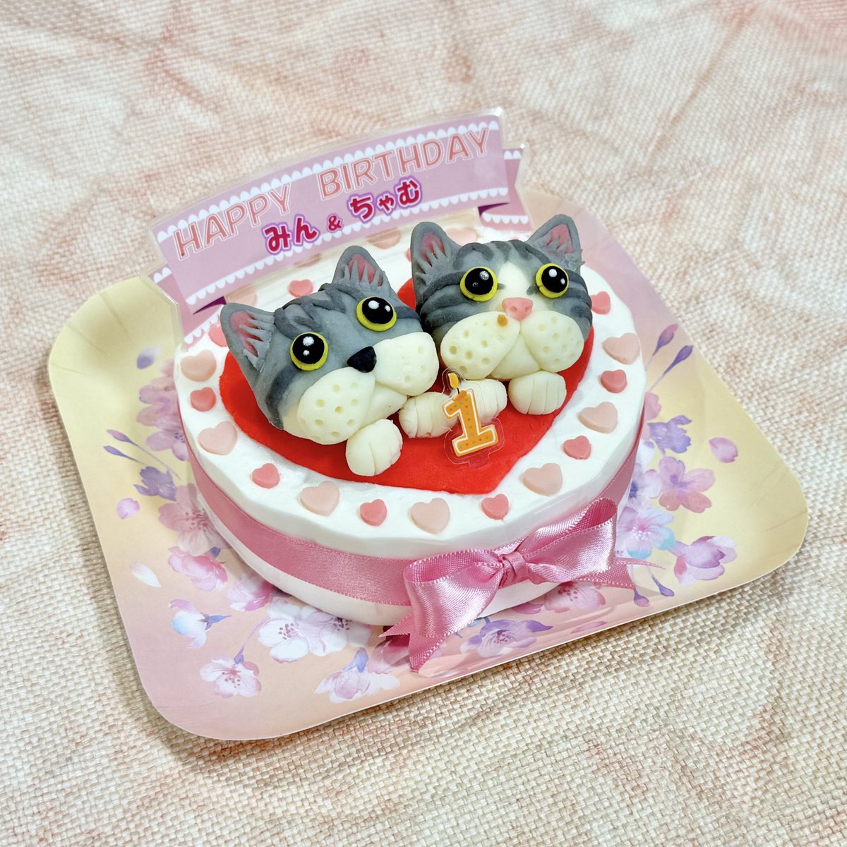 ハンドメイド　オーダー受付ページ　　♡カップケーキねこちゃん　パネル♡ 71mV9eY4OvL._AC_UF350,