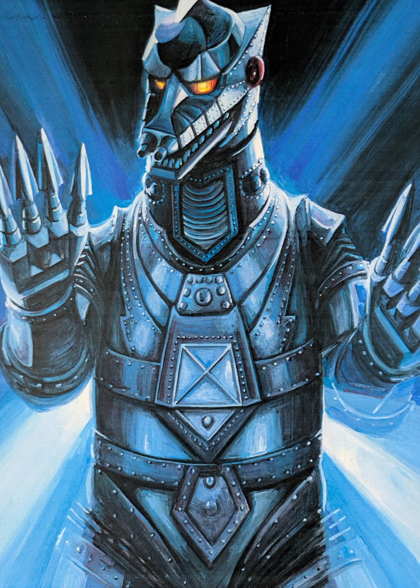 一番くじで話題になってたので
メカゴジラ1975

※10年以上前の絵🙇