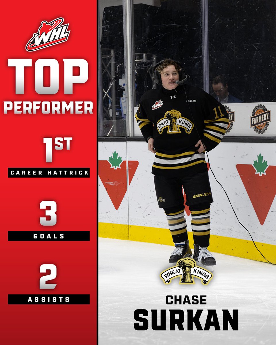3 goals. 2 assists. 6 shots. 
I mean... what can you SAY?!

<a href="/bdnwheatkings/">Brandon Wheat Kings</a> | #WHLTopPerformer