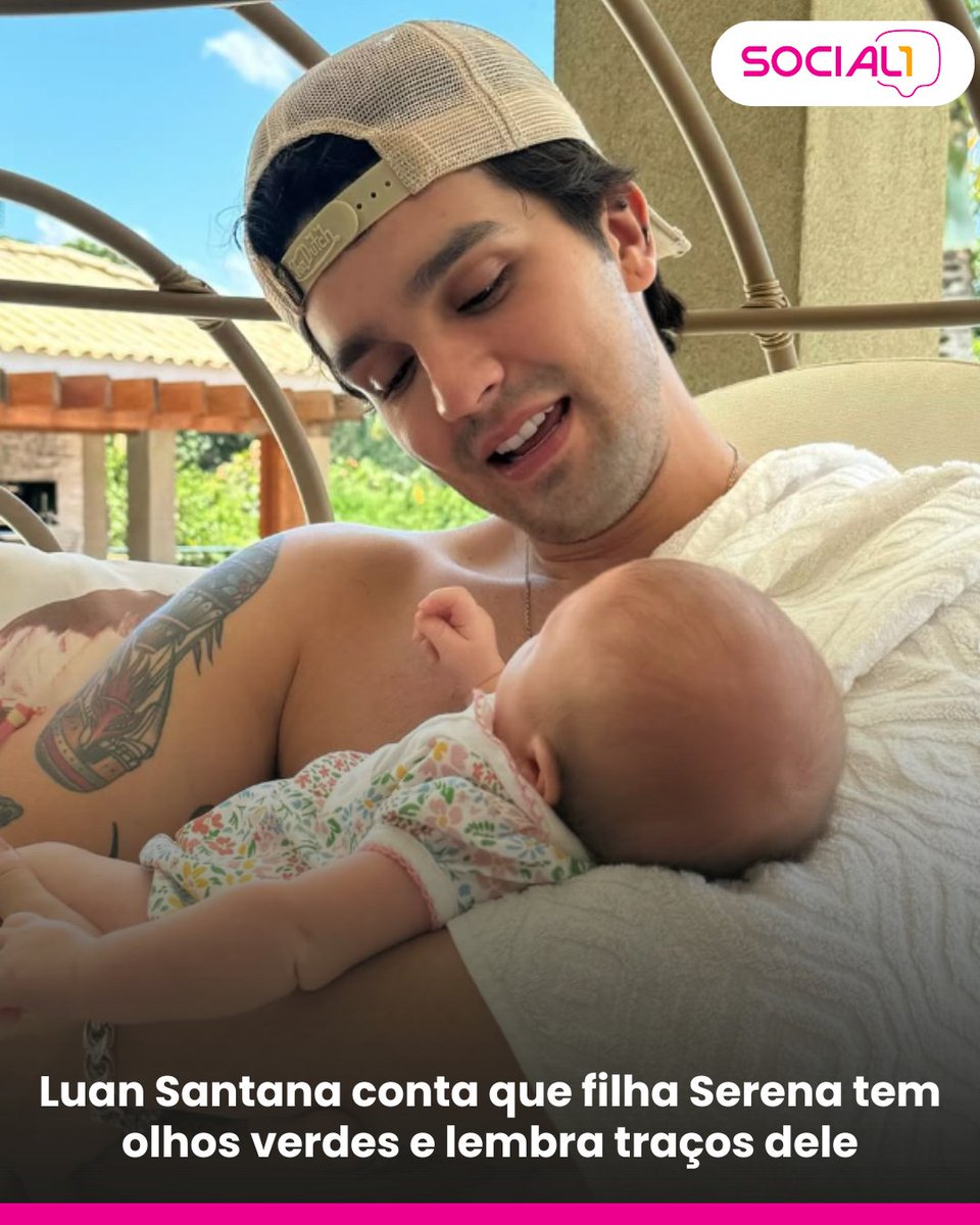 blogsocial1's tweet image. Luan Santana se derrete ao falar da filha Serena, de quase 10 meses: “É o amor da minha vida. Ela parece muito comigo” 💚

📸 Instagram

#LuanSantana #Serena #Paternidade  co
 digital
#digital