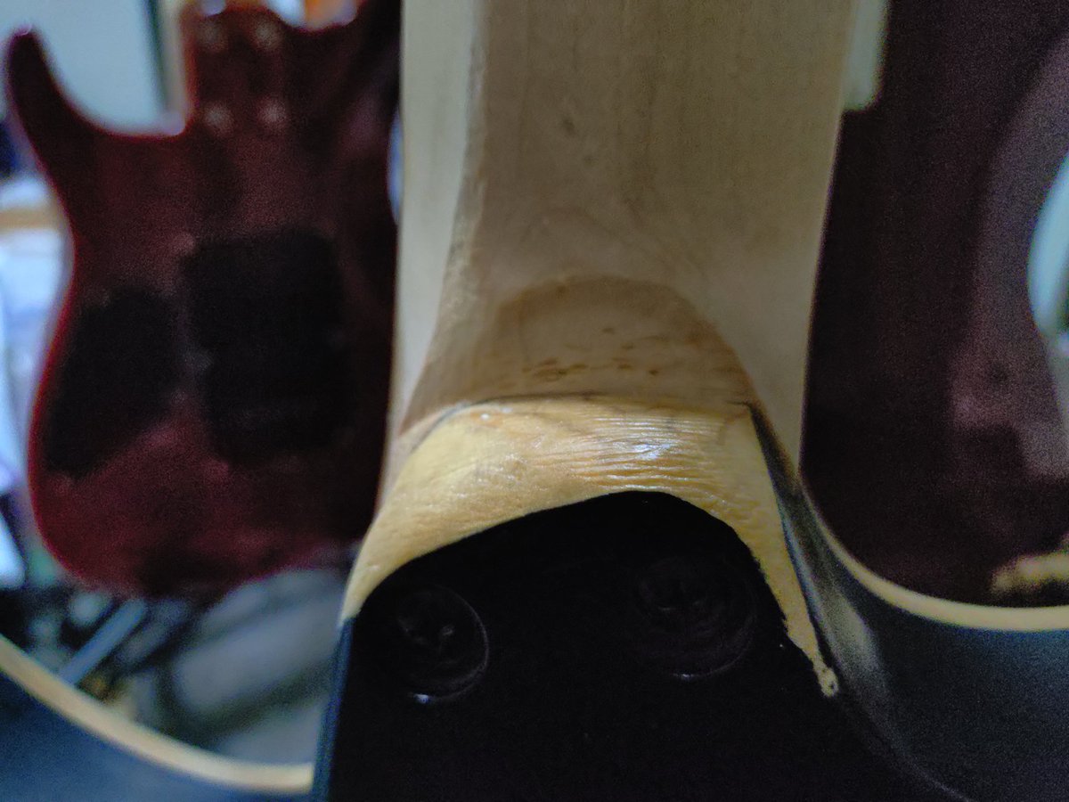 quick_and_trick's tweet image. 削った。弾きやすくなった。