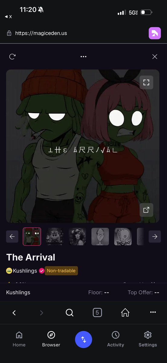 Just minted a <a href="/KushlingsNFT/">Kushlings- SOLD OUT</a> !