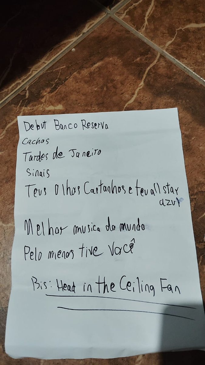 pra quem curtiu o show e ja quer saber o nome das autorais, toma o setlist do jukefest !!!!!