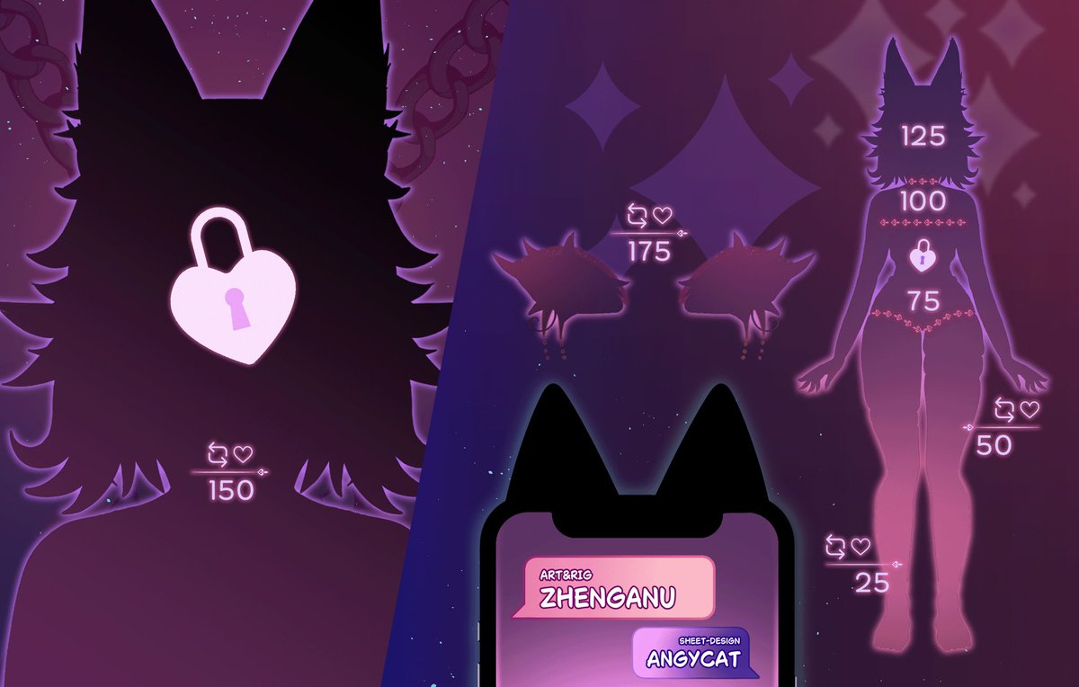 ✨ Endlich ist es soweit ✨

Hilf mir, mein neues Ich in 2D zu enthüllen.
Ein komplett neues Design und auch noch von mir ganz allein~ 

Sobald alles aufgedeckt ist, legen wir on Stream los, das Model zu riggen 💛 
Ich hoffe soon sehr, dass euch das Design gefällt ₍ᐢ. ̫.ᐢ₎♡