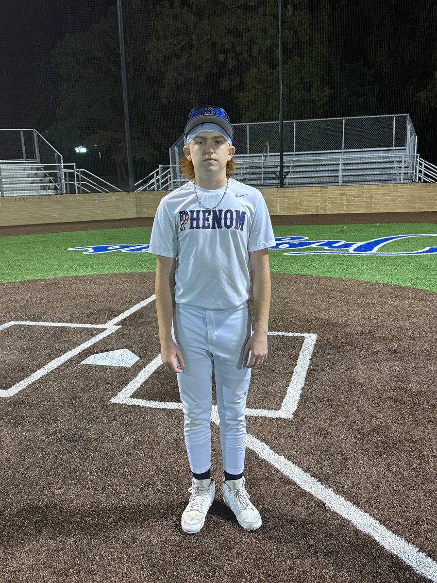 FiveToolETX's tweet image. F: Phenom Shifflet 4, Tyler Rebels 18U 3
PoG: @GraysonCom27554 5 IP, 9 K, 2 R