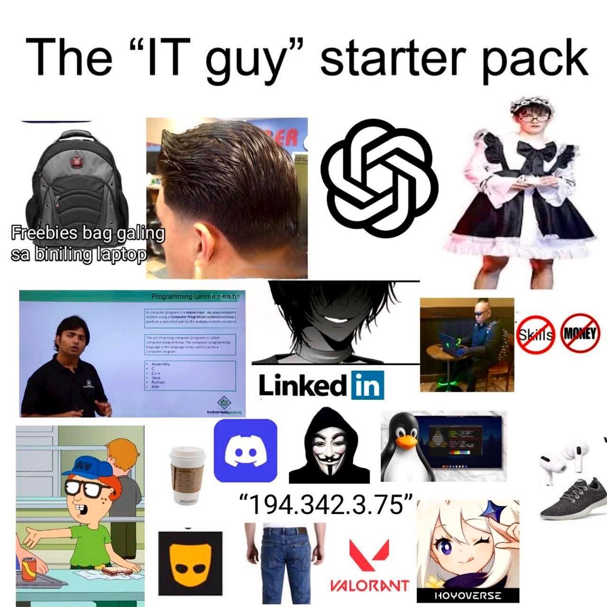 MMatt14's tweet image. the ways to become a Performative IT guy
