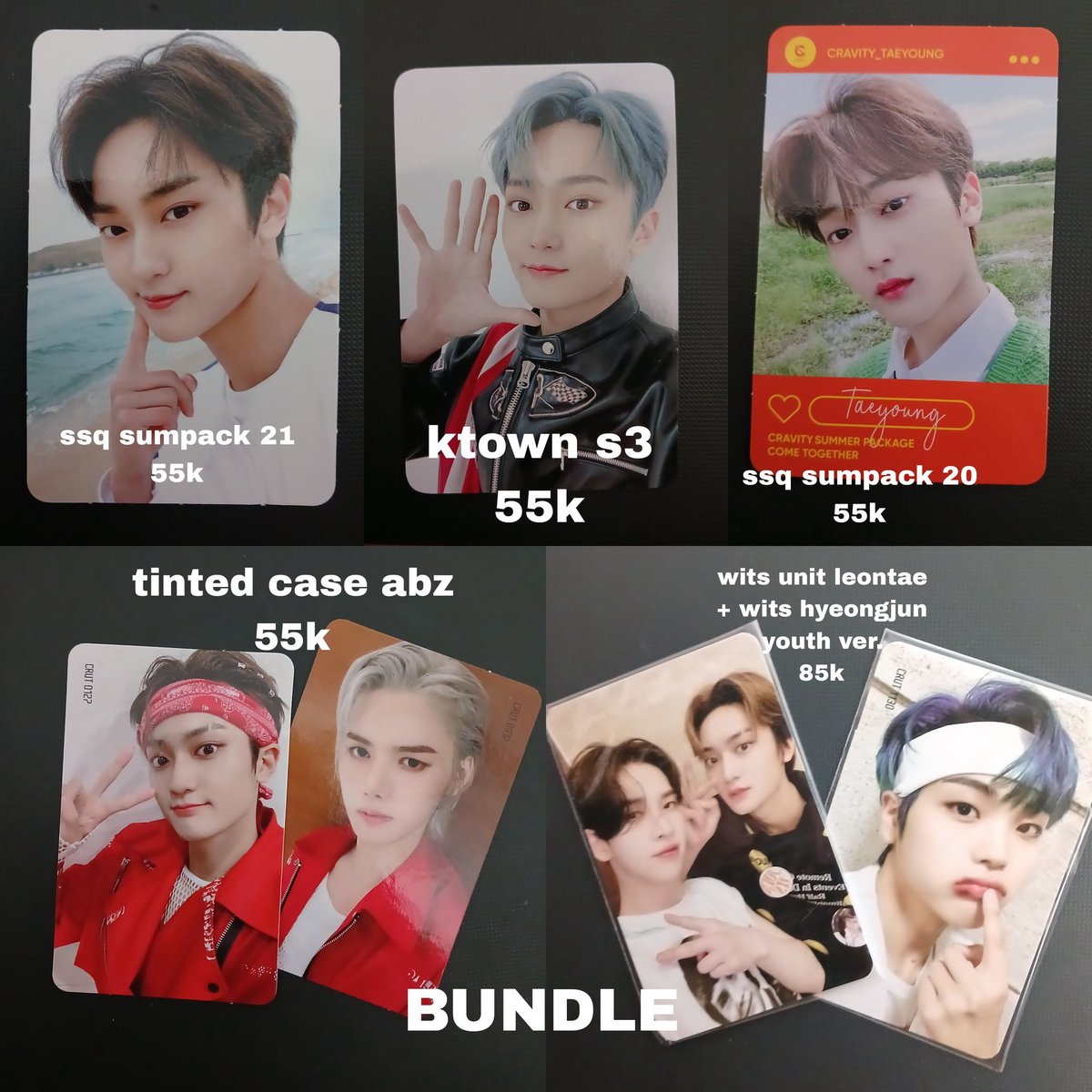 louvminhee's tweet photo. WTS CRAVITY PHOTOCARD pc 
allen wonjin minhee hyeongjun taeyoung https://t.co/5rse79NsAW
