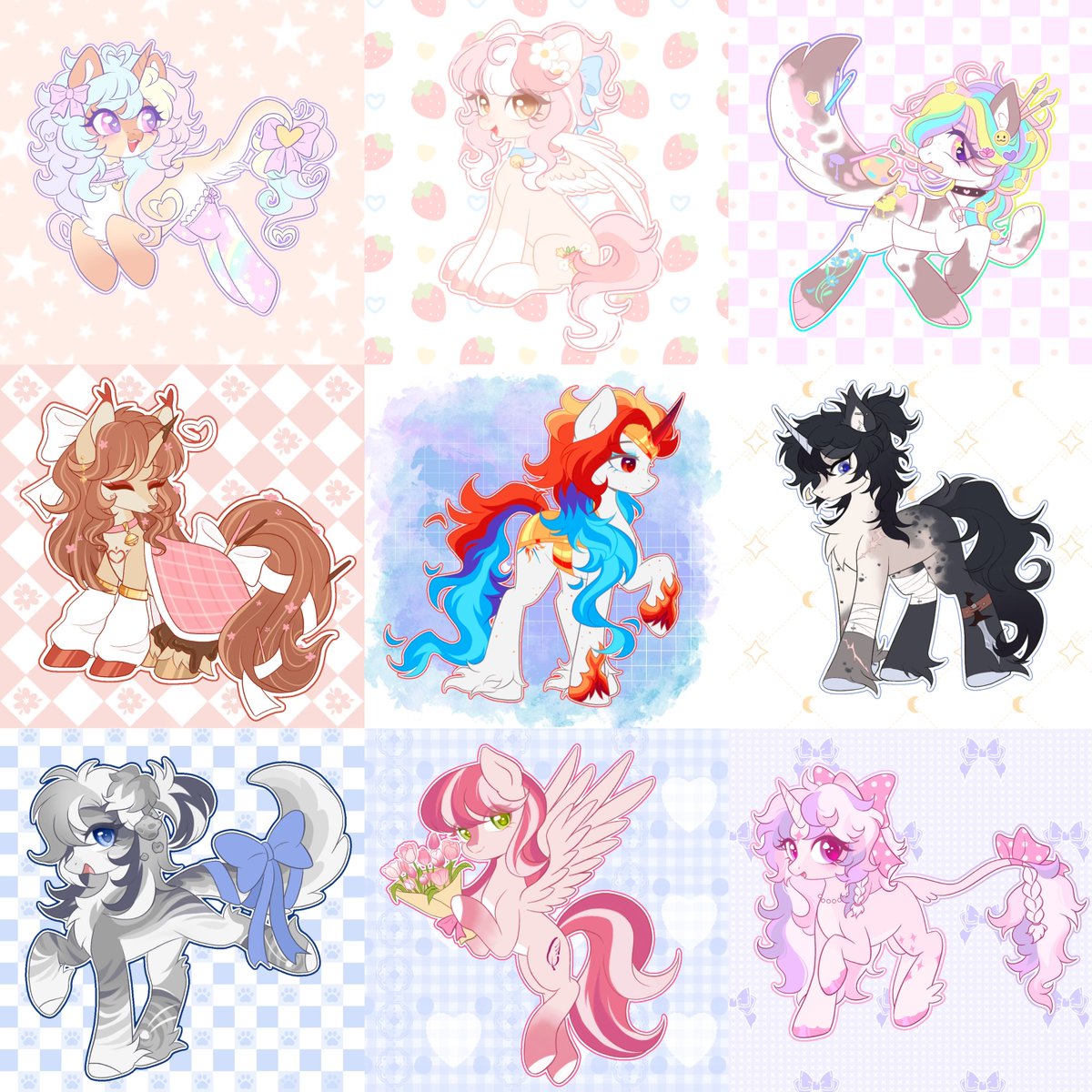 Hello! I decided to keep my comms open for a while so I can buy food, treats and litter for my cat 
I do both base edits and freehand art! 
Check details on my #VGen: vgen.co/_Nillabean_
Shares appreciated!🙏💖
#MLP #commissionopen #mlpart