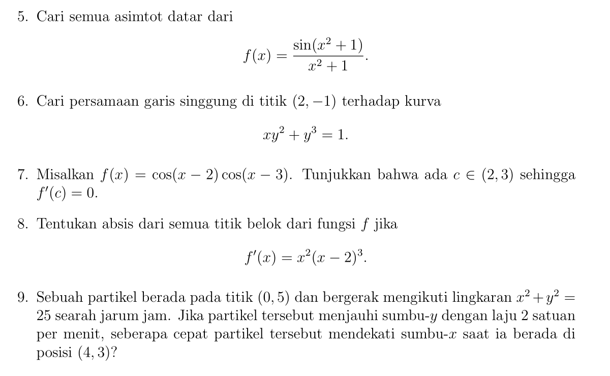 AleamsBarra's tweet image. Mockup UTS Matematika 1A ITB
Ini mungkin levelnya lebih susah dari UTS aslinya. Untuk tahun ini formatnya 9 soal essay pendek dan 2 soal essay panjang.