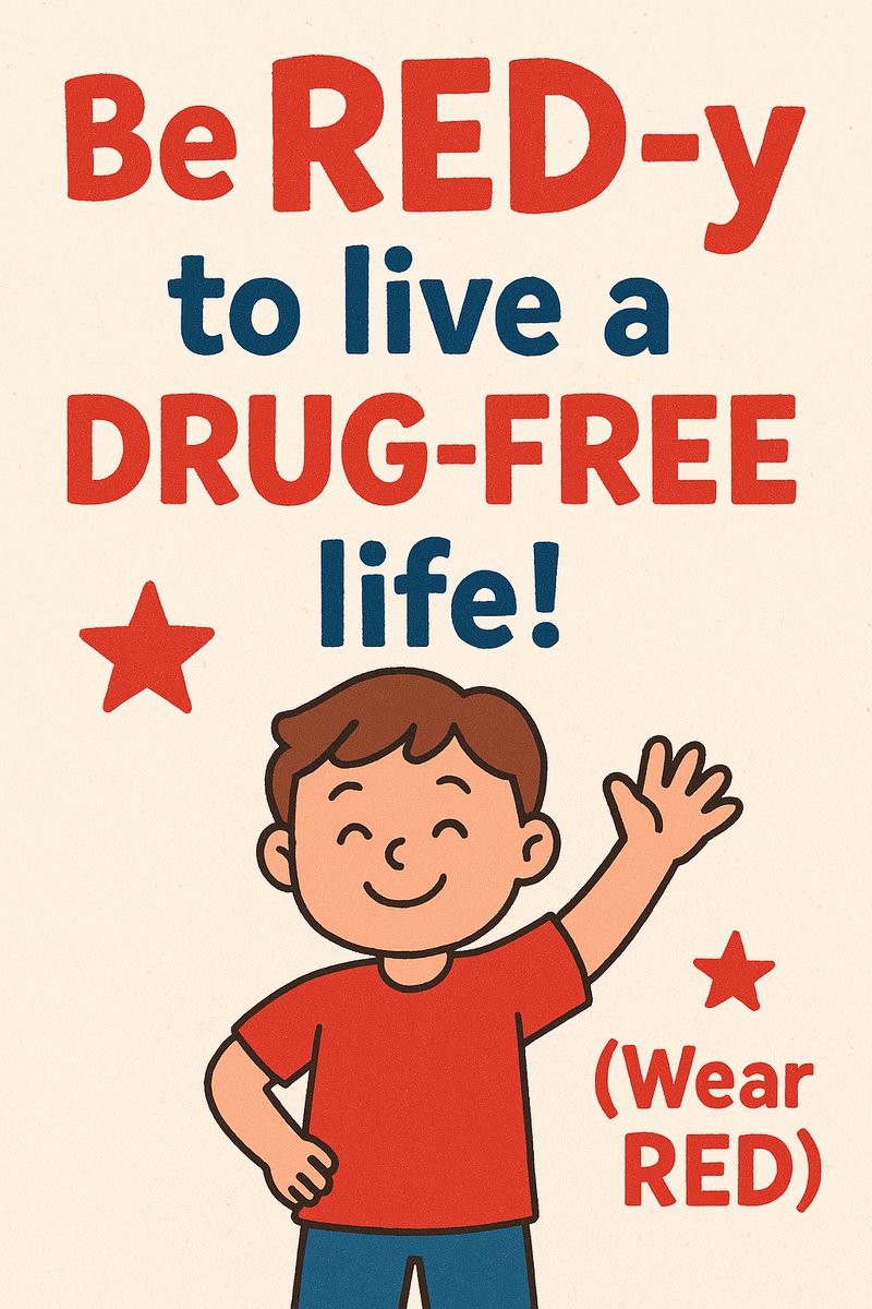 Let’s kick off Red Ribbon Week strong! On Monday, we’re showing our commitment to making healthy, positive choices by wearing RED. Let’s fill the halls with bright red shirts and big smiles as we say together  “Be RED-y to live a drug-free life!”

<a href="/desotoisdeagles/">DeSoto ISD</a> 🔴