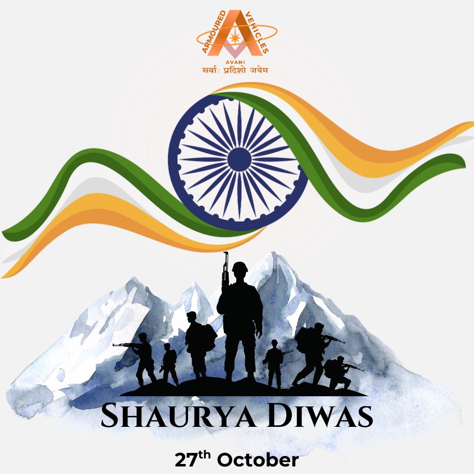 Shaurya Diwas marks the day Indian soldiers displayed unmatched bravery in defending our nation during the 1947 operations in J&amp;K.
AVNL pays heartfelt tribute to our heroes whose courage safeguards our freedom. #ShauryaDiwas #AVNL