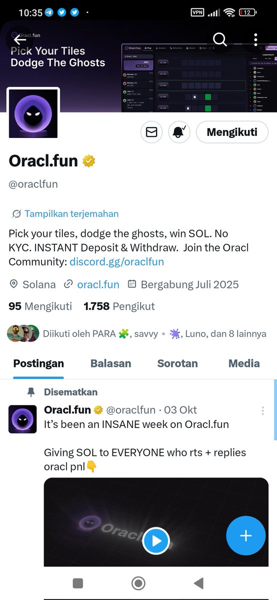 hermanagstn's tweet image. 66rpnQCWS8nvxcWv2BGHAcFfS1N5BQTurp3fQQ3XrRyD
Thank you @oraclfun  🙏