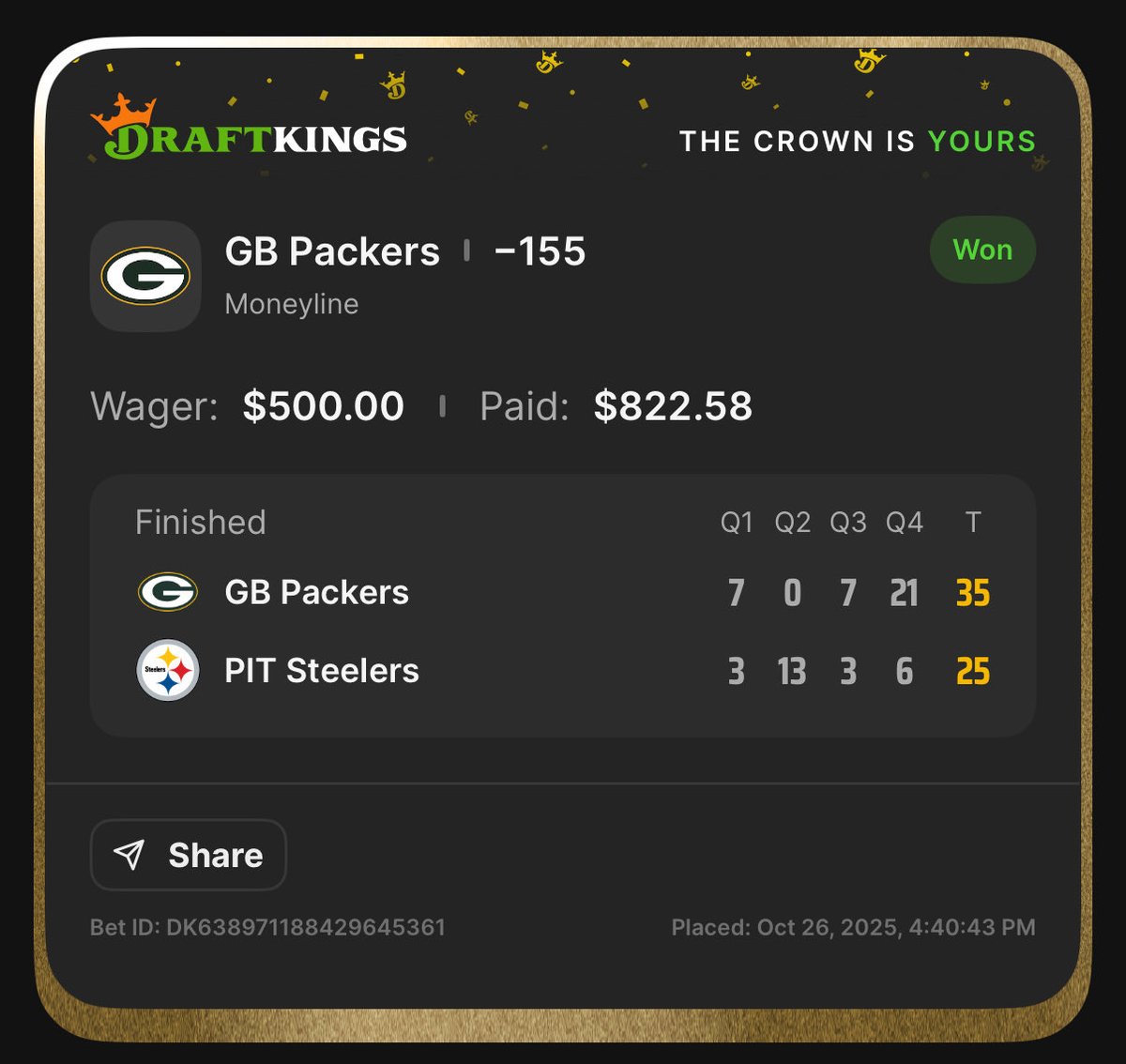 OnlylocksbyCj's tweet photo. Let’s go packers! https://t.co/K5j4RkdXXp