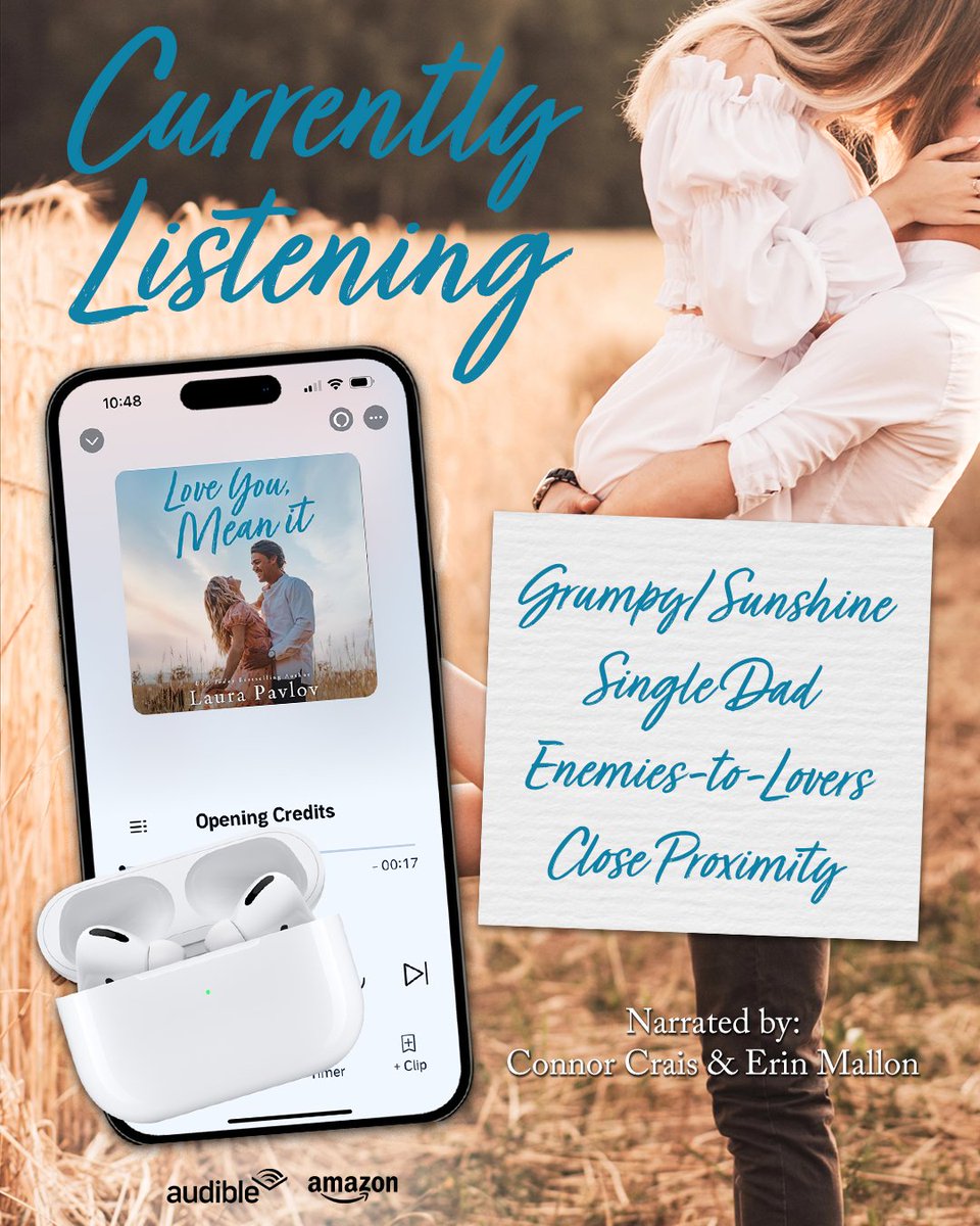 I am currently listening...

Love You, Mean It by <a href="/laurapavlov2/">laura pavlov author</a>, releasing on November 4, 2025!

Pre-order your copy today!

Amazon audio: amazon.com/Love-You-Mean-…?

Goodreads: goodreads.com/book/show/2290…?

<a href="/valentine_pr_/">Valentine PR & Literary Management</a>
