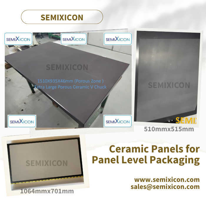 DiamondSemi's tweet photo. SEMIXICON:Ceramic Panels for Panel Level Packaging
310×310mm
510×515mm
600×600mm
1064×991mm
1064×701mm
Custom sizes, thicknesses etc.
https://t.co/5PQIMoATMM
#Ceramicchuck #CeramicCarrierPanel #AluminaCeramic #Al2O3Panel #AluminumNitridePanel #AlNSubstrate #HighFlatnessCeramic https://t.co/qR0lh0fbR7