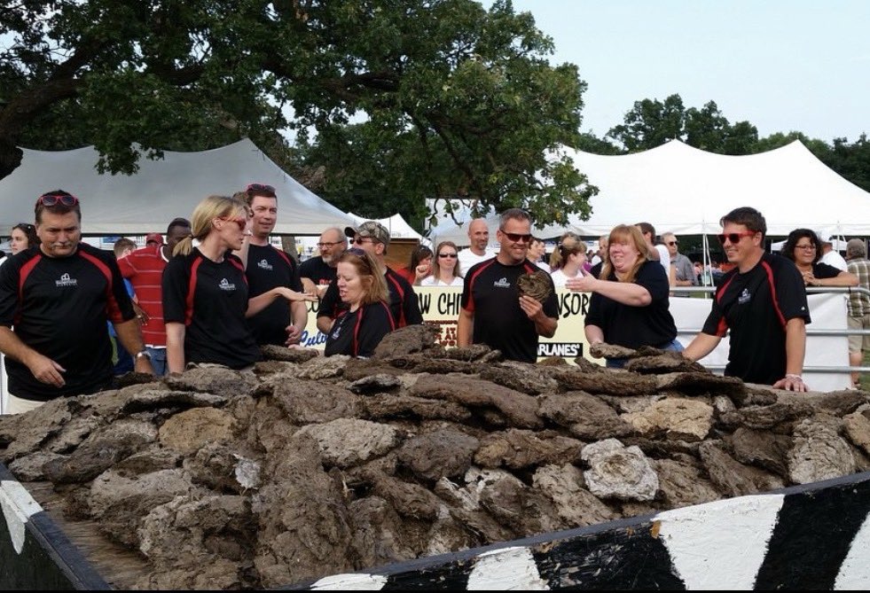 Funny how people mock one remote village in India for its cow dung festival, yet the U.S. proudly hosts the Wisconsin State Cow Chip Throw, where people compete in throwing dried cow dung for fun.

PS- I know this won’t go viral- there aren’t any brown faces in the pictures.