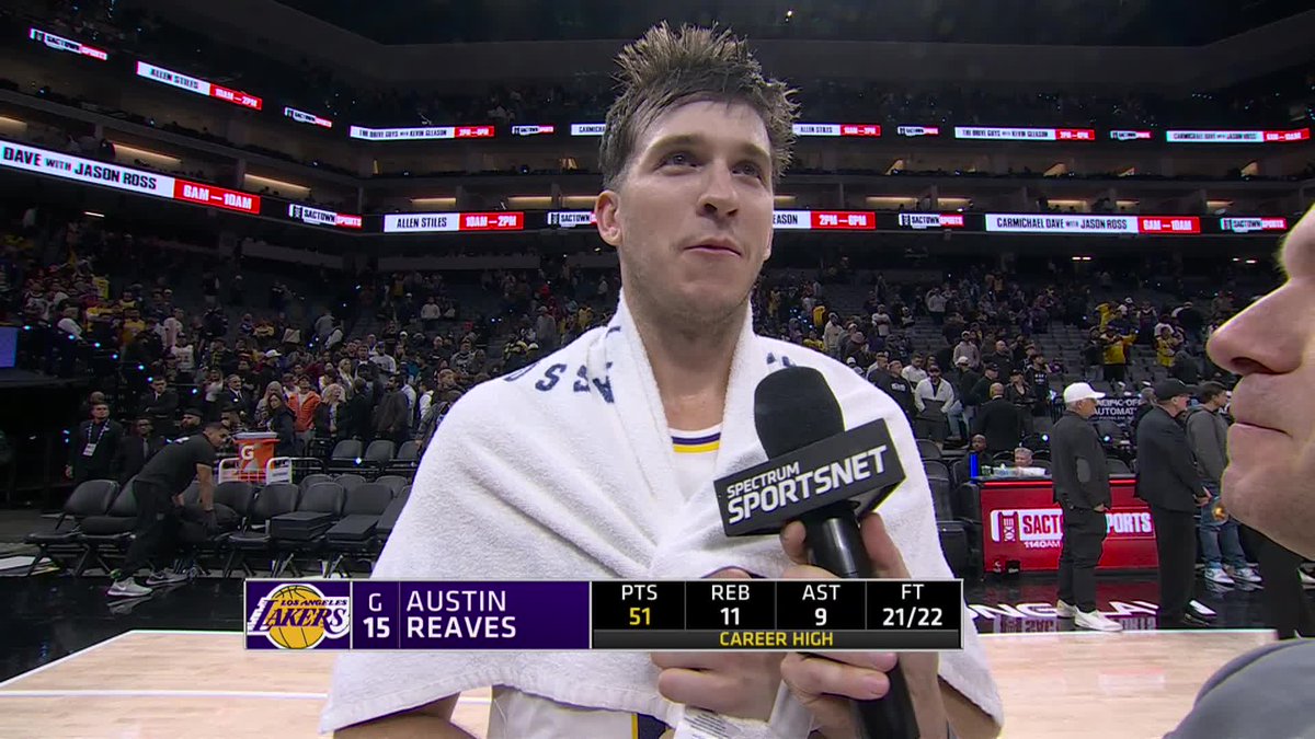 51 POINTS FOR AUSTIN REAVES 🤯