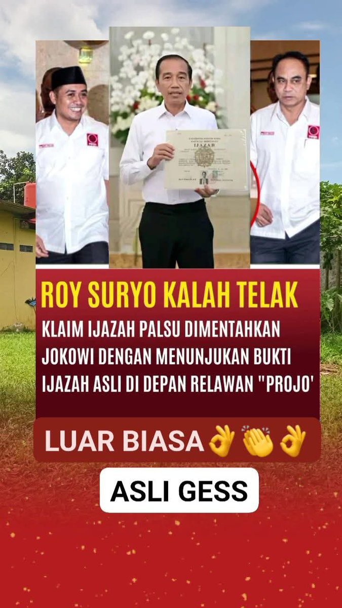 Rismon dan Roy kalah telak ... Wkwkwkwk