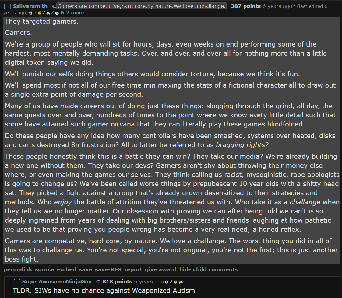 ProtonWave77's tweet image. They should have just left the gamers alone.