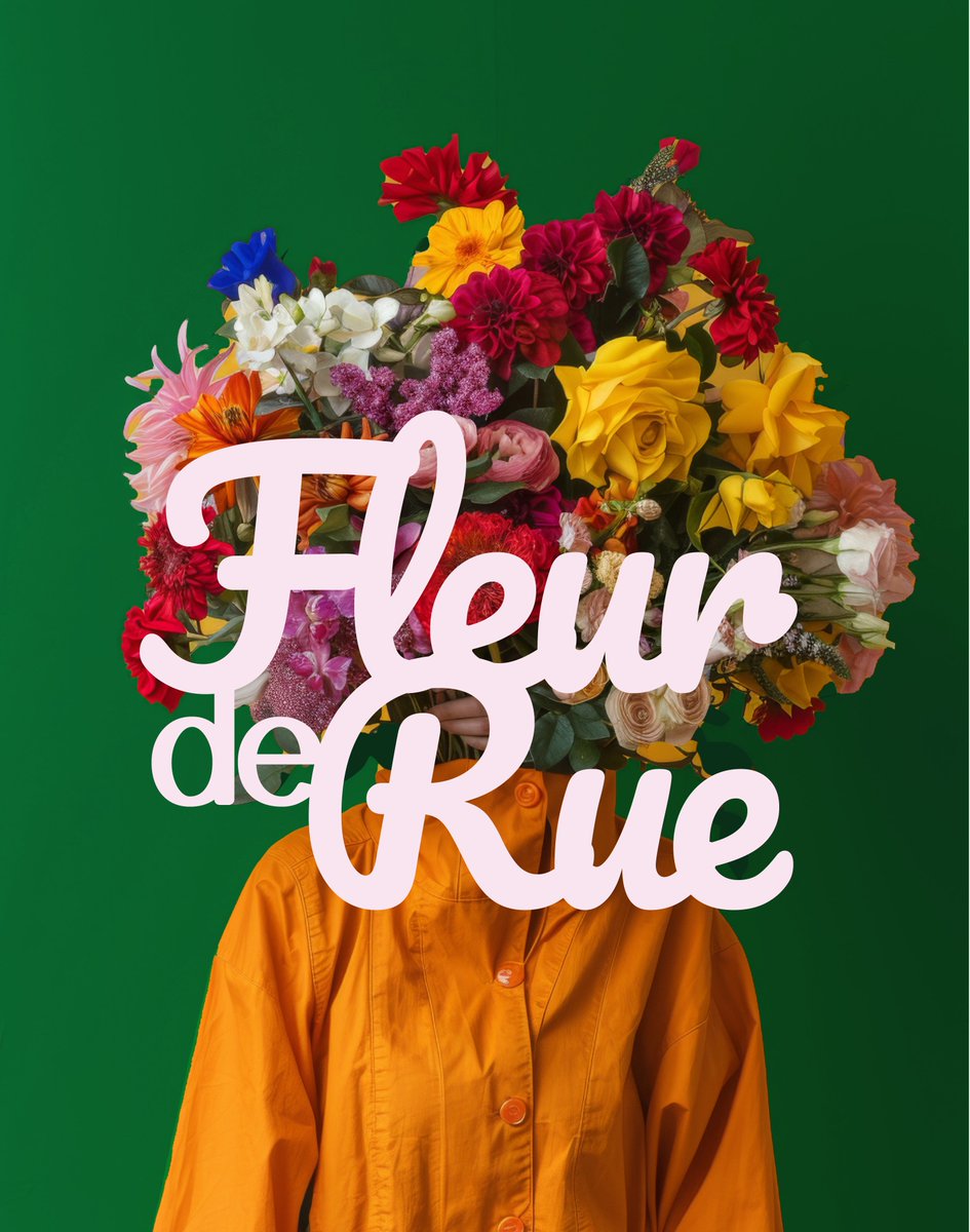 __damilareee's tweet image. Fais fleurir ta journée!

#branddesign &amp;amp; #artdirection for Fleur de Rue Paris.