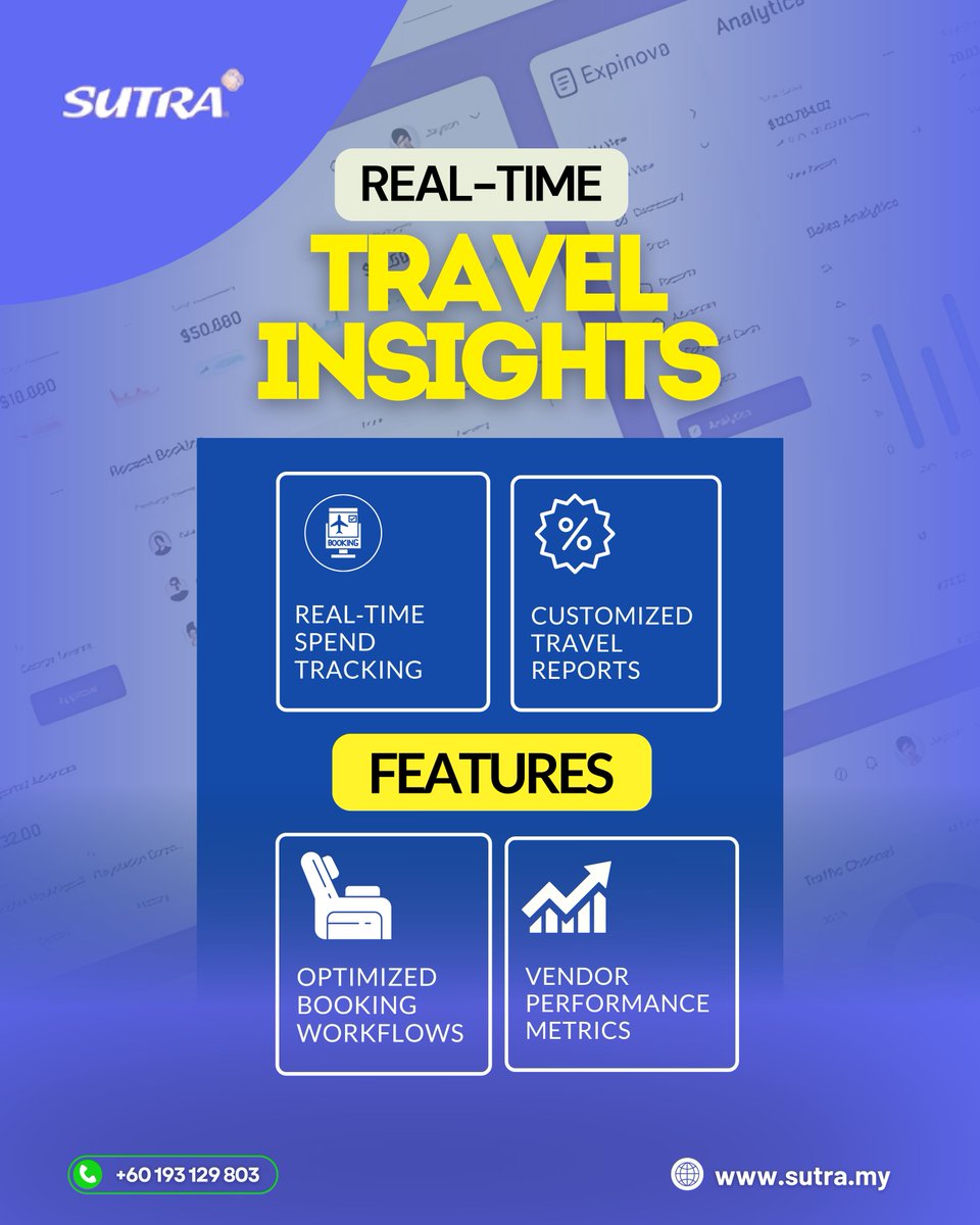SutraTravel's tweet photo. Don’t just book trips — manage them intelligently.
📊 Real-time spend tracking
📈 Travel reports
⚙️ Workflow optimization
That’s CorporateConnect.
👉 https://t.co/OPYnslbpMt https://t.co/8hJW7dfkbo