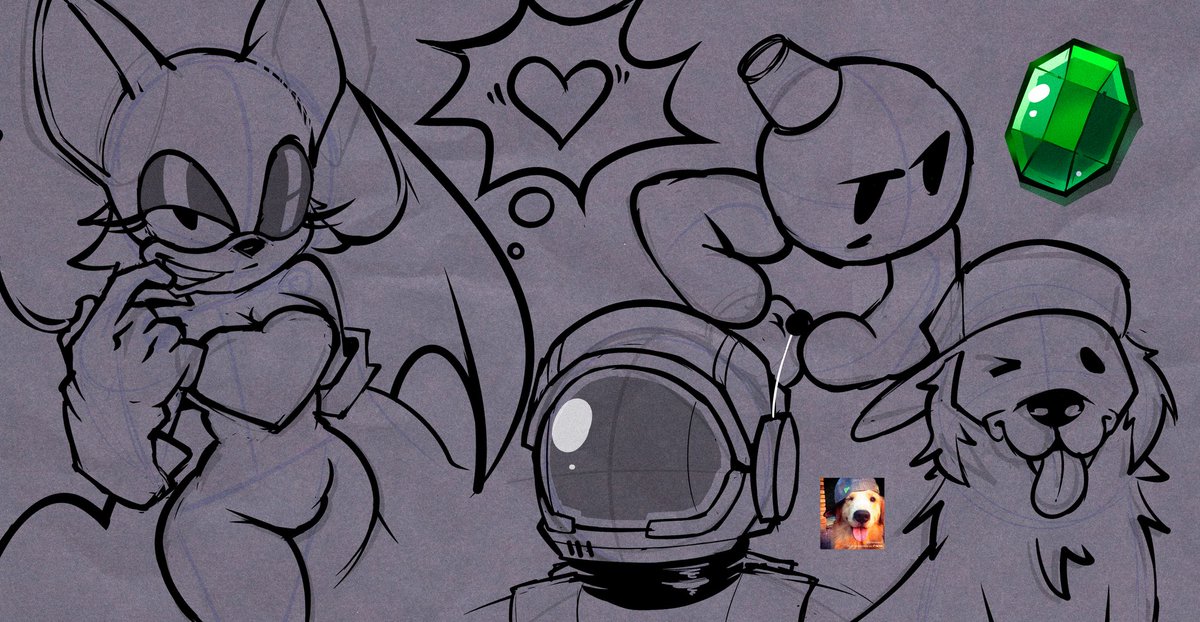 Doodles sheet #2 #digitalart