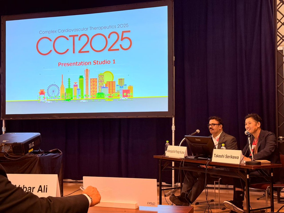 drprathapkumarn's tweet photo. ✨Back from CCT Kobe 2025!✨

Honoured to chair a live CTO case — the first-ever by an Indian 🇮🇳 at this world-renowned interventional cardiology meeting.

Grateful reconnect with top Japanese CTO masters and collaborations for advancing CTO PCI training in India.

#CCTKobe2025 https://t.co/W5LDWX8Ncy