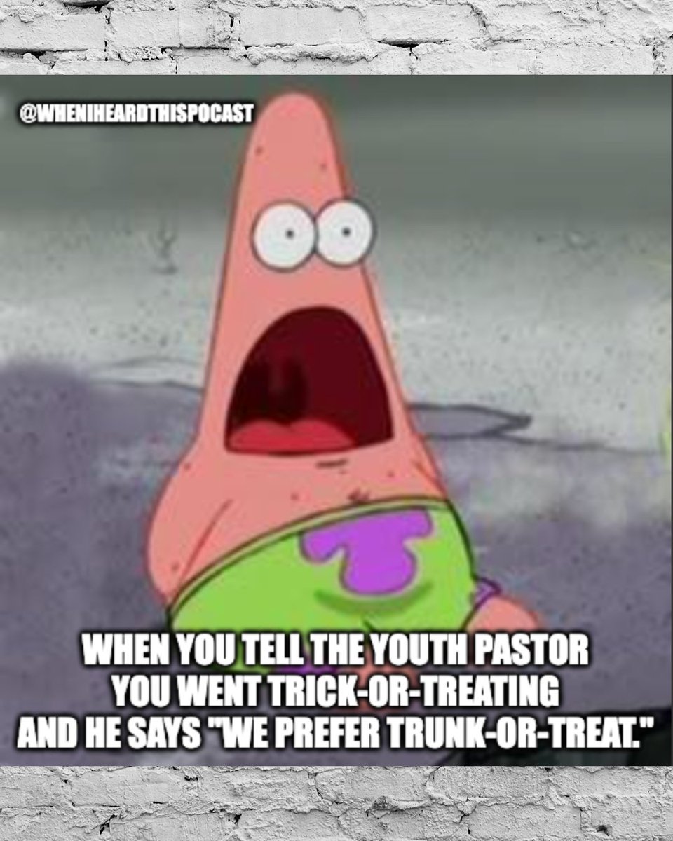 wheniheardthis's tweet image. Same candy, different parking lot 🍬

#churchhumor #halloween #christiantiktok #funnychurchmemes #whenIheardthis