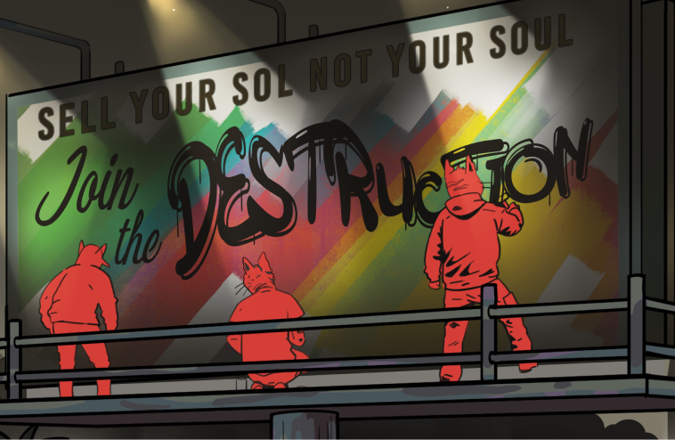 "Join The Destruction" isn’t about chaos

It’s about destroying the boxes they put us in
and building your voice, your way