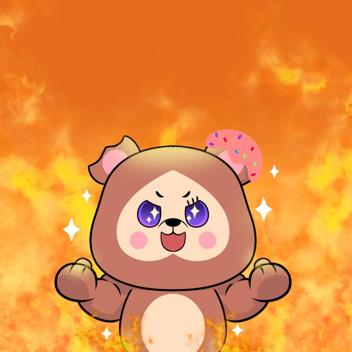 The fire’s not behind me — it’s within.

Time for some fierce battles — bring it on 

Jiko jiko 🕹️