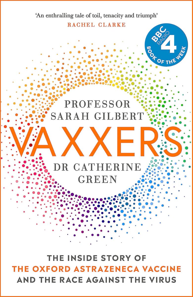spookysilver's tweet image. book notes (50 of b)
-------------
1/9

Vaxxers
by Prof. Sarah Gilbert and Dr. Catherine Green
(352 pgs, Published 2021)
(#booknotes from 2022)

Context:
------------
These #booknotes are not book reviews, nor book summaries. Just my high-level thoughts on the book along with…