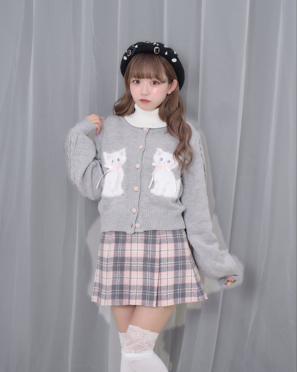 ⠀ ┈ 𝑁𝐸𝑊𝐴𝑅𝑅𝐼𝑉𝐴𝐿 ┈ ふわふわネコのジャガード編みが