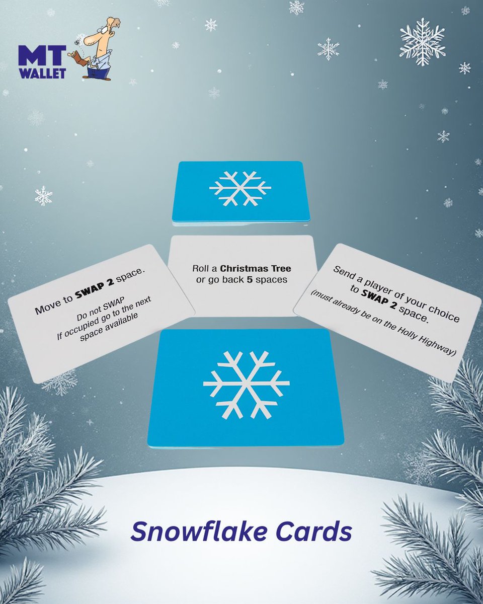 Christmas_Rush's tweet photo. ❄️✨ 𝙎𝙣𝙤𝙬𝙛𝙡𝙖𝙠𝙚 𝙘𝙖𝙧𝙙𝙨 ✨❄️

Every Snowflake card in Christmas Rush is a surprise - a game-changer waiting to happen! 🎲
Will you snag the lead or face a mischievous holiday twist? 😄 There’s only one way to know… pick a card and let the fun unfold! https://t.co/eYmWTqEkdc