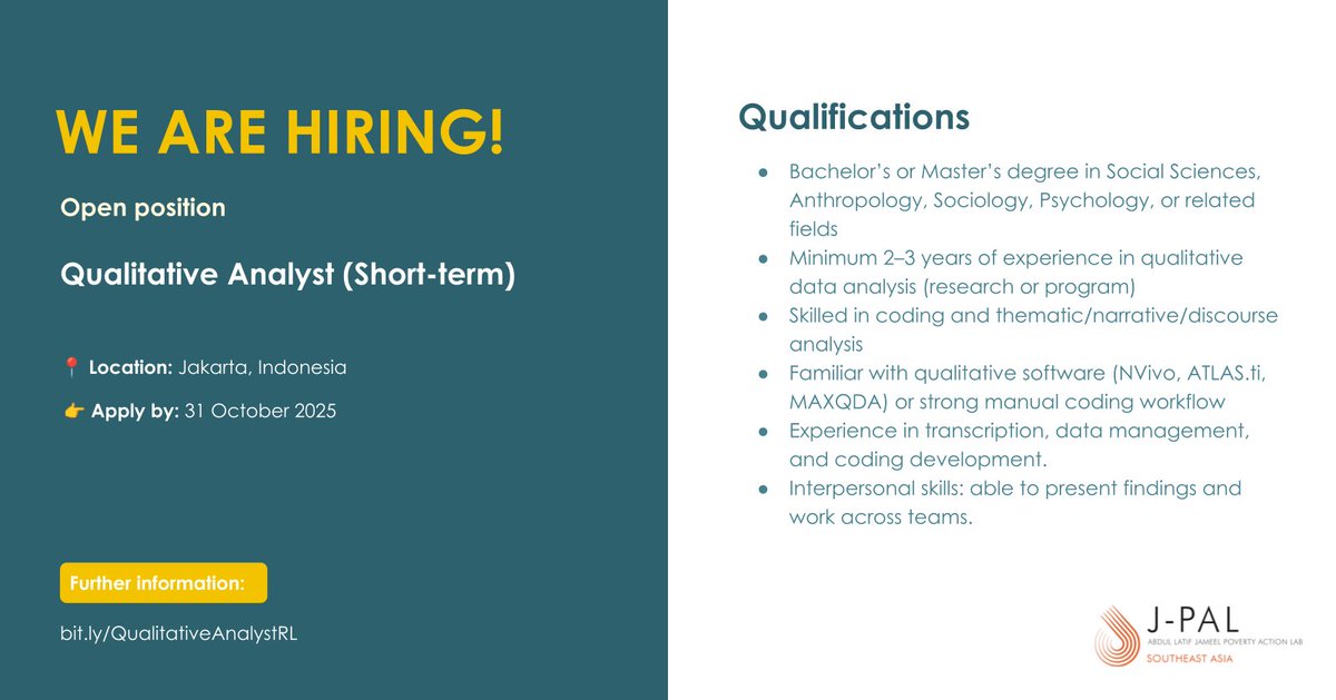 J-PAL Southeast Asia tweet media