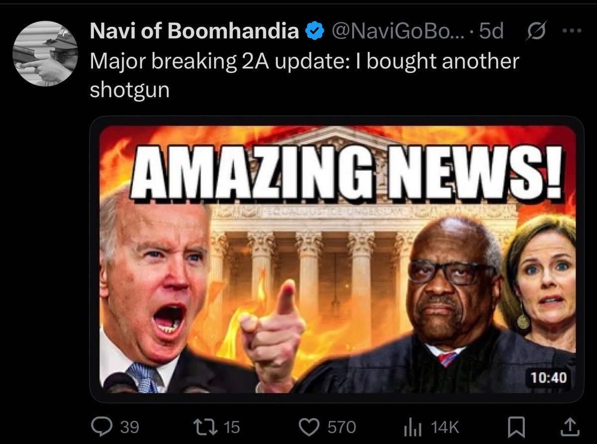 This fucking guy.

<a href="/armedscholaryt/">Armed Scholar</a>, you have the opportunity to do the funniest thing on Twitter right now.

Tell him to give you $5,000 or sue him for using your thumbnail in the pursuit of profit on X.

He clearly can’t tell the difference between bad-mannered content theft and