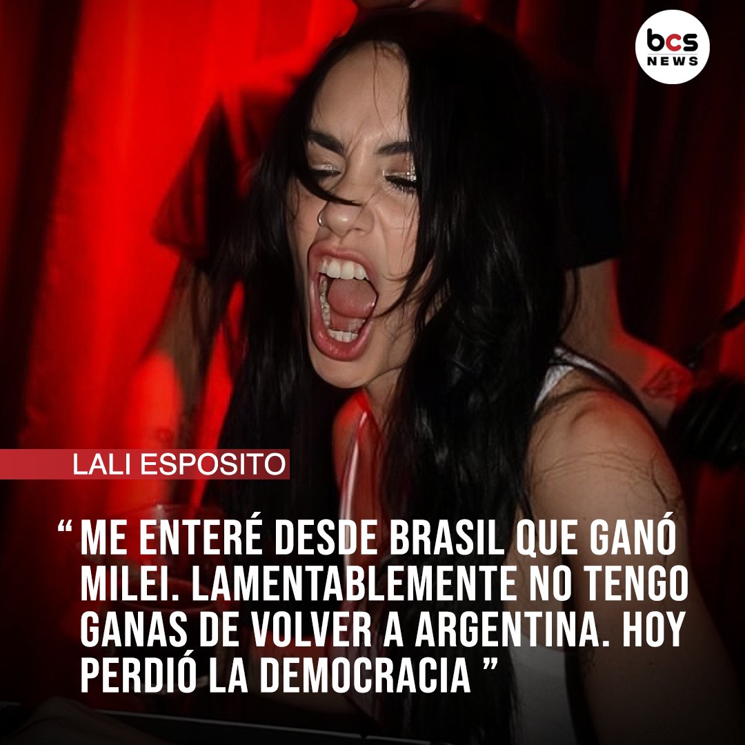 Lali no quiere volver al país porque siente que perdió la democracia.

No debería regresar y enfrentar la situación? Me parece un poco cobarde huir y hacerse la exiliada.