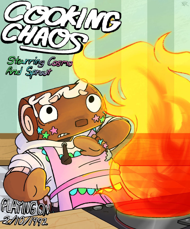 Frogkidd1's tweet image. some old poster redraws i did #dandysworld