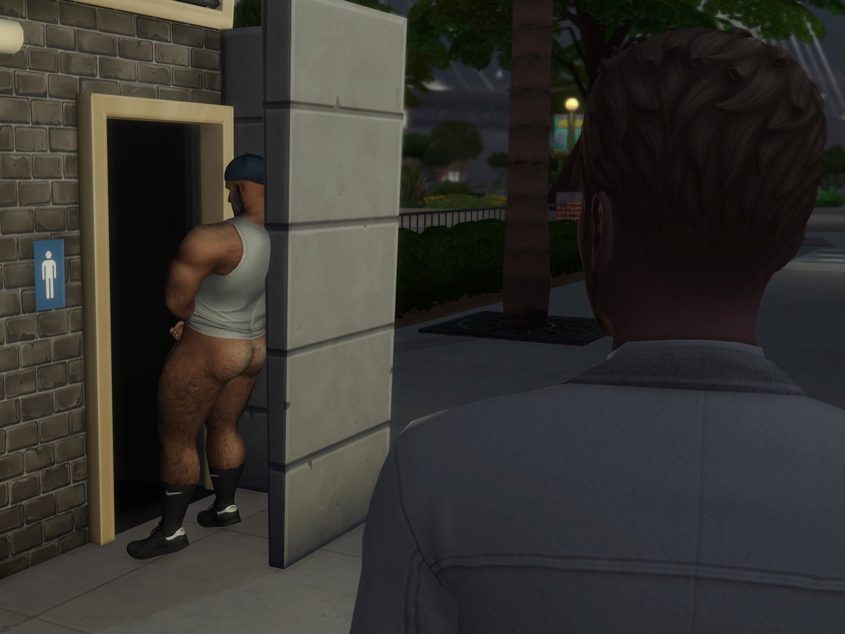 Some late night risky action 👀 #TheSims4nsfw #TheSims4