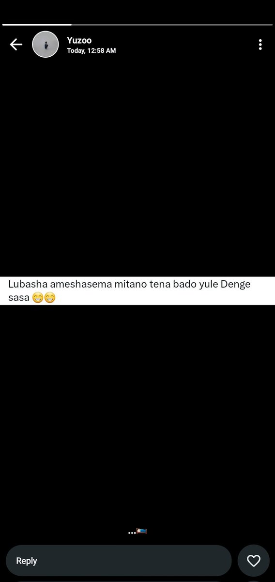Goodmorning kaka <a href="/MarekaMalili/">Lubasha Jr</a> <a href="/rollymsouth/">Madenge</a> ... Pale mjini WhatsApp nimekutana na hii 😂😂😂