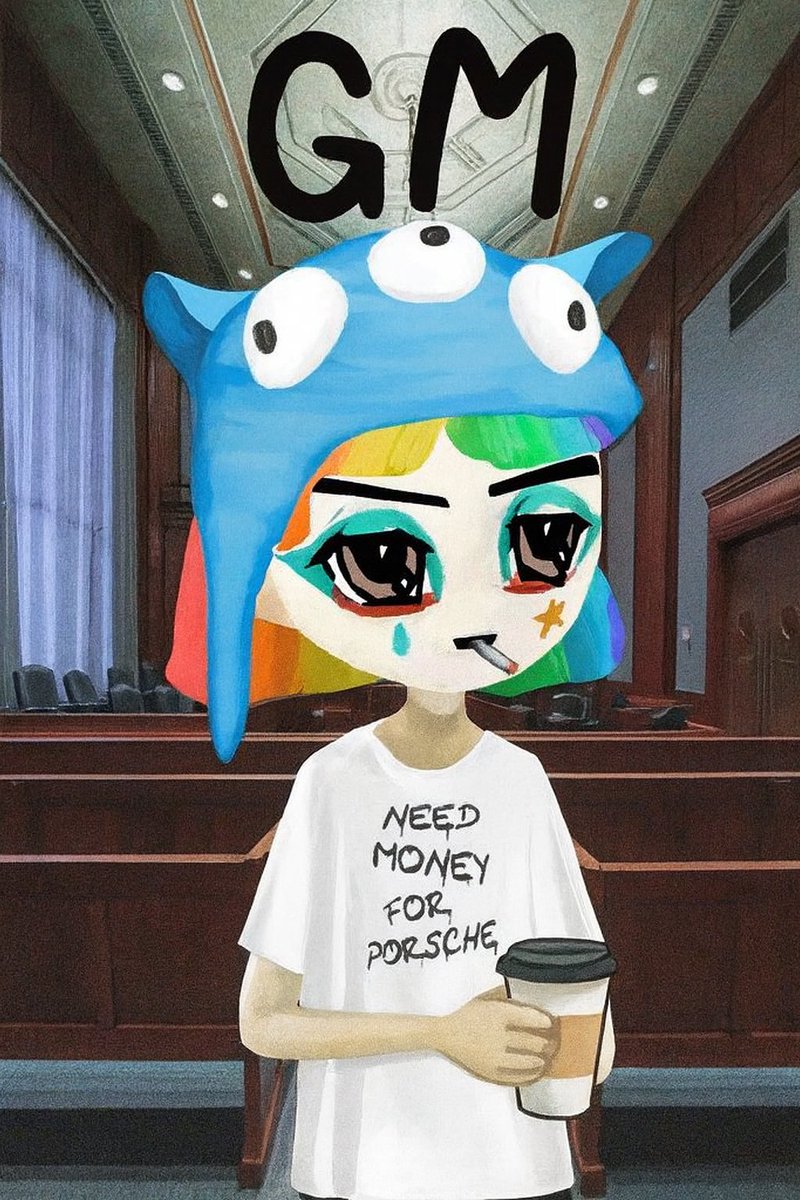 zachnfa's tweet image. GM, say it back! 🌈