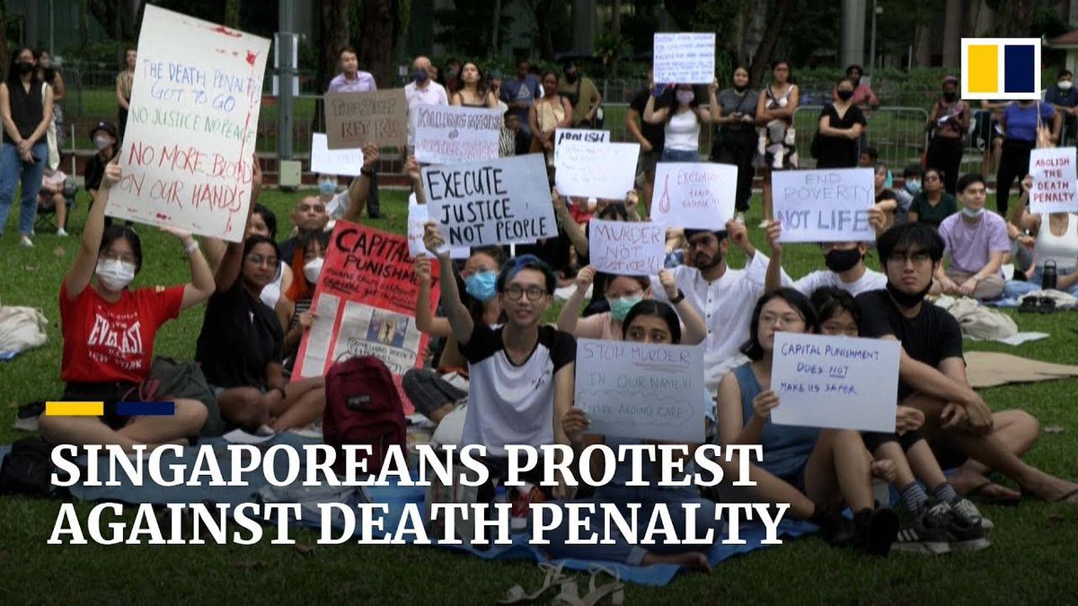 Rare protest in #Singapore as hundreds rally against #deathpenalty after executions resume buff.ly/eJXcOUQ