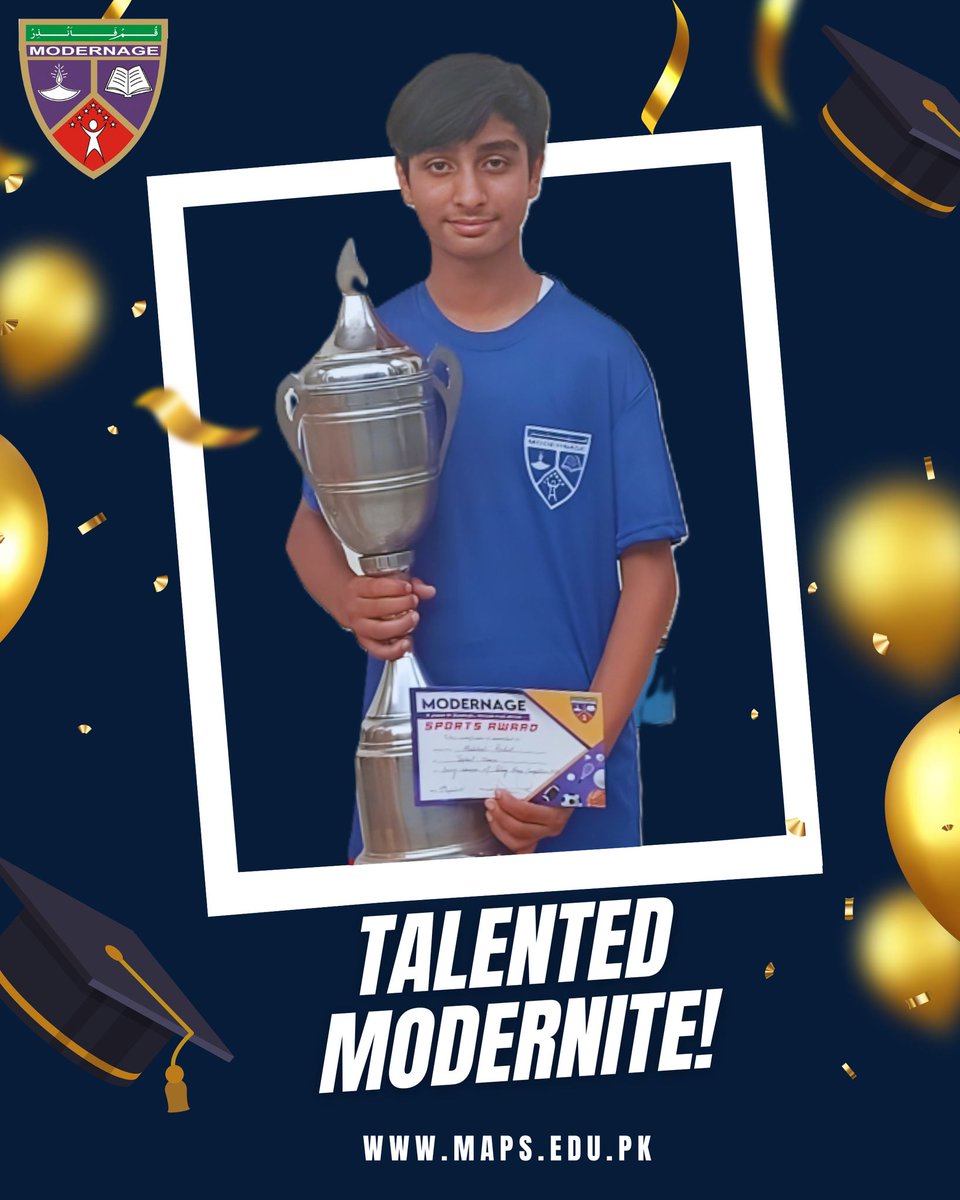 Modernage7's tweet photo. Abdullah Rashid, a talented Modernite, smashed 100m in 13.08 seconds! Keep excelling, Abdullah!
#TalentedModernite #BoysCampus #Modernage #Pakistan https://t.co/IC0byJK9D2