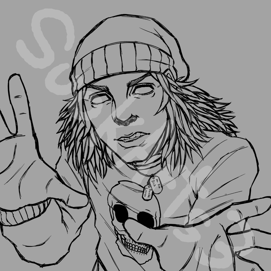 (WIP) desenho do <a href="/Gazozoz_/">🛹 Gazozoz 🛹</a> bem nu-metal das ideia