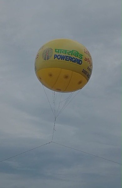 pgcilindia's tweet photo. "Let the rising balloons inspire us to elevate ethical values in every action."  Sky balloons hoisted at pan-India establishments of POWERGRID, celebrating Vigilance Awareness Week 2025, "Vigilance: Our Shared Responsibility" https://t.co/n5tyaS1Xts