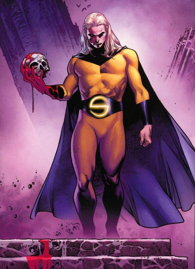 GoldKing94's tweet photo. but who was this Golden Son he was calling for? The Golden Son he was referring to is no other than; The Sentry!*

“There you are, did you have a good meal my son?”

#𝑆𝐿𝐴𝑈𝐺𝐻𝑇𝐸𝑅𝐻𝑂𝑈𝑆𝐸 x #𝗠𝗩𝗭𝗼𝗺𝗯𝗶𝗲𝘀 https://t.co/lUV0bq8fZv