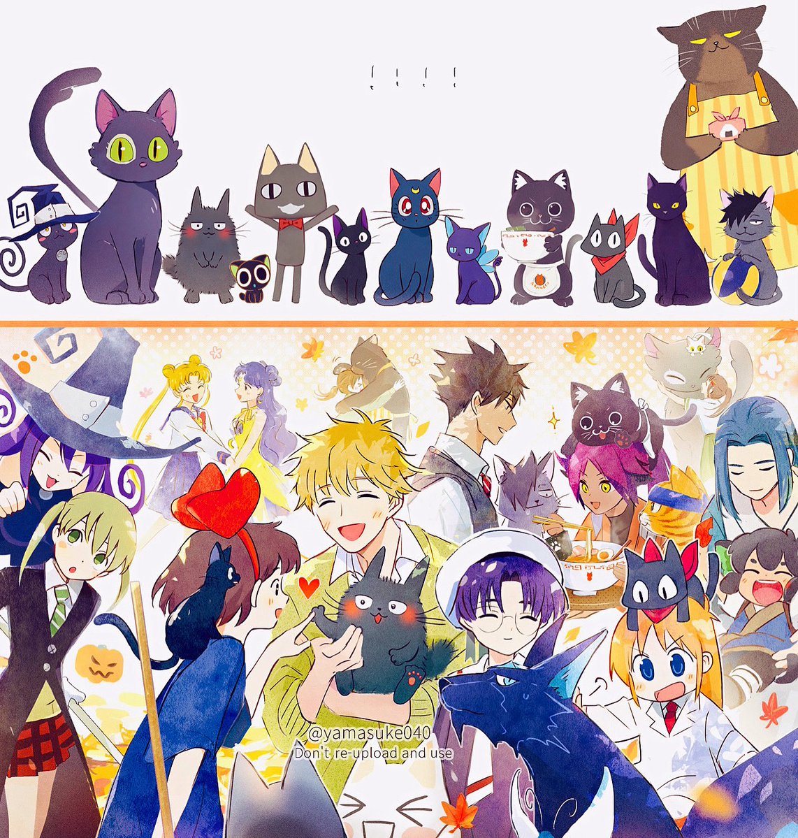 秋🍂🐈‍⬛🍁　#黒猫の日
