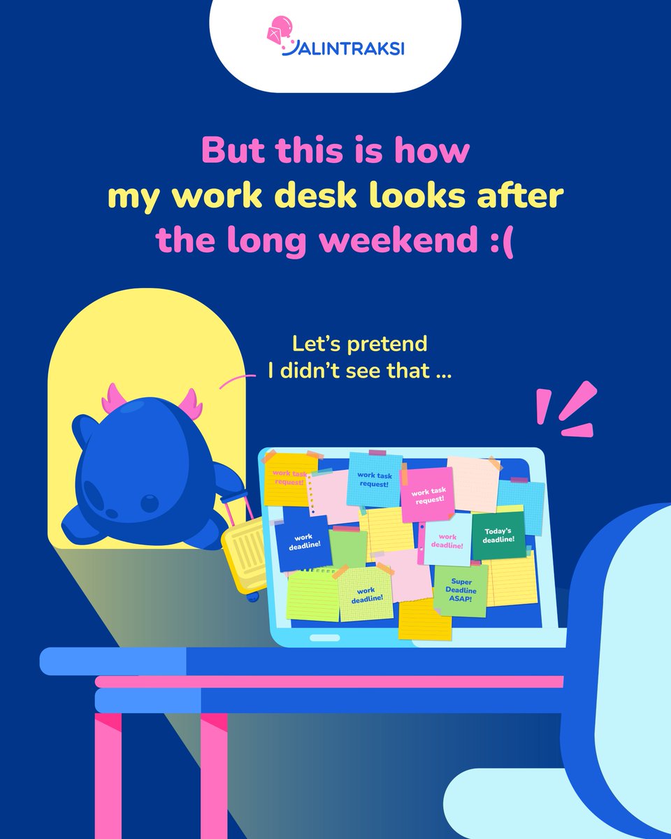 JalinTraksi's tweet image. Monday vibes: Fueled by coffee, chaos, and that one sticky note that&apos;s about to change the world. 💼📝 

#Jalintraksi #MessyDeskMagic #WorkWeekWarrior #OrganizedChaos #MondayMotivation